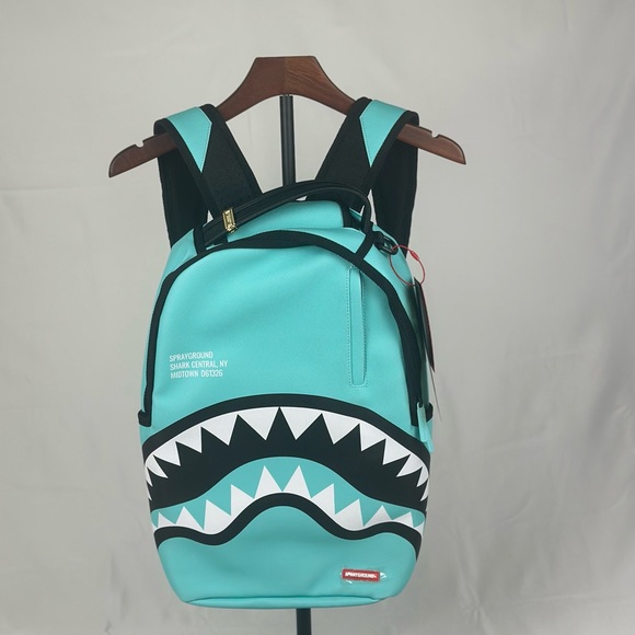 Sprayground Other - NWT Sprayground Limited Edition Backpack - Blue - Vegan Leather
